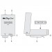 Detailtekening van de IMG STAGE LINE EMA-2 - ADAPTER VOEDING MICROFOON PHANTOM