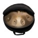 SELA SE 201 HARMONY - HANDPAN D KURD STAINLESS STEEL +in open PADDED BAG