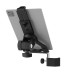 Achteraanzicht van de KONIG & MEYER 19765-000-55 BIOBASED + BUISKLEM - TABLET HOUDER UNIVERSEEL 10-16" 20MM DIKTE HOES