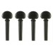 ELS VF44E2 4 STUKS - STEMSLEUTEL VIOOL 4/4 EBONY MEDIUM